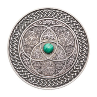 Fiji 10 Dollars 2016 Silver 999. 3oz Antique Finish MANDALA ART II "Celtic"