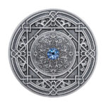 Fiji 10 Dollars 2018 Silver 999. 3oz Antique Finish MANDALA ART IV "Moresque"