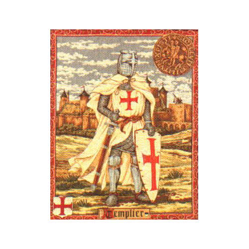 Palau 1 Dollar 2013 KNIGHTS TEMPLAR coin Silver plated Antique Finish - Image 5