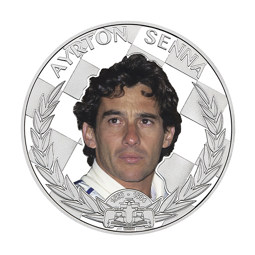 Niue 1 Dollar 2014 Silver 999. 1oz - Ayrton Senna