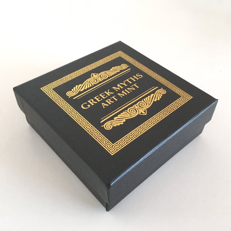 Greek Myths I "Oedipus and Sphinx" 2016 Silver 999. 2oz - Image 5