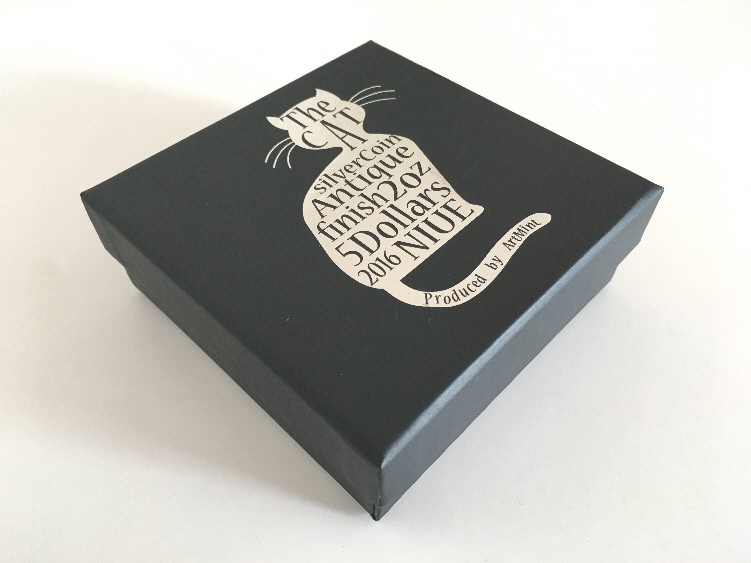 Niue 5$ 2016 Silver 999. 2oz "The Cat" - Image 3