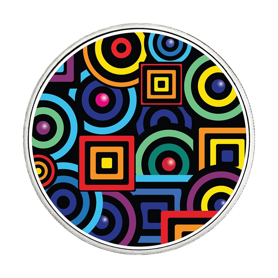 Niue 2$ 2015 Silver 1oz CHROMADEPTH coin with 3D Glass - World premiere