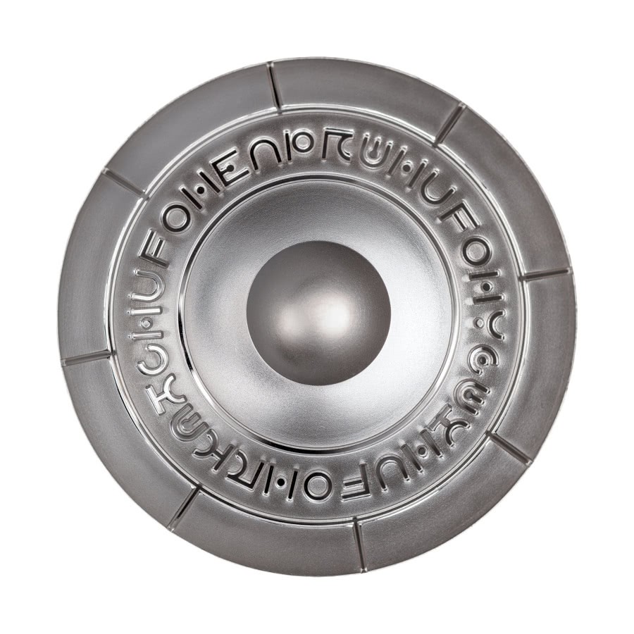 Niue 2$ 2017 Silver 925. 40g Proof-like "UFO - ROSWELL 70th Anniversary"