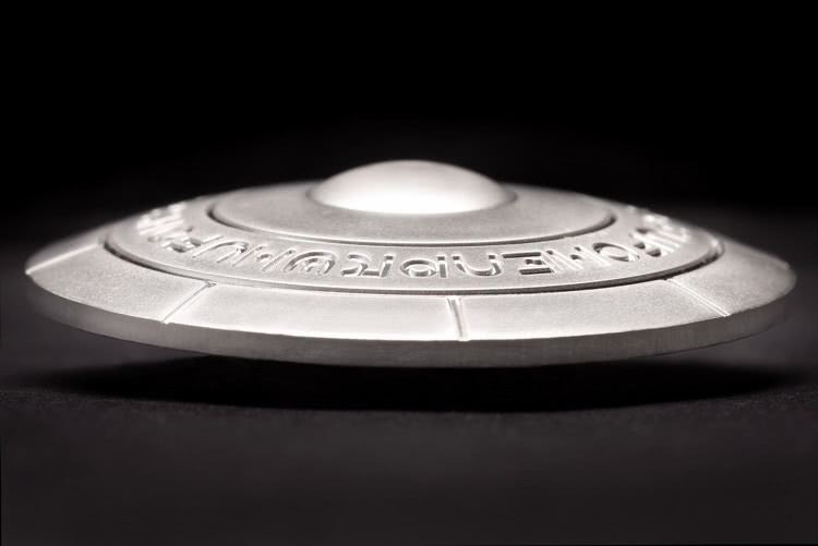 Niue 2$ 2017 Silver 925. 40g Proof-like "UFO - ROSWELL 70th Anniversary" - Image 4