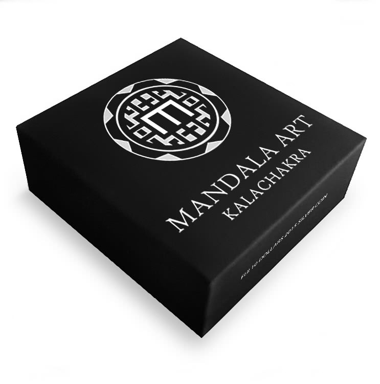 Fiji 10 Dollars 2015 Silver 999. 3oz Antique Finish MANDALA ART I "Kalachakra" - Image 7