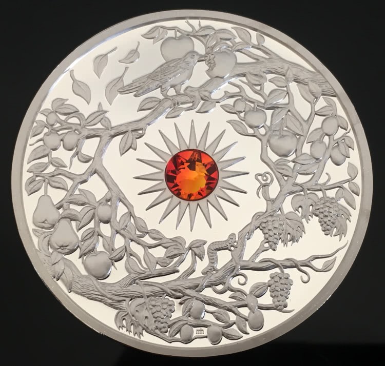 Niue 5$ 2017 Silver Proof 999. 2oz "AUTUMN" - Image 3