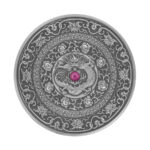 Fiji 10 Dollars 2017 Silver 999. 3oz Antique Finish MANDALA ART III "Chinese"