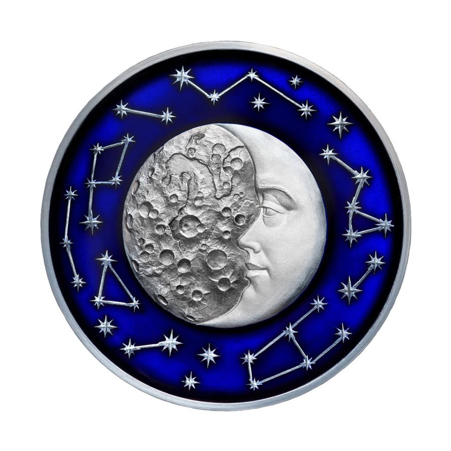 Niue 5$ 2017 Silver AF 999. 2oz "MOON"