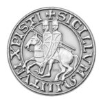 Palau 1 Dollar 2013 KNIGHTS TEMPLAR coin Silver plated Antique Finish