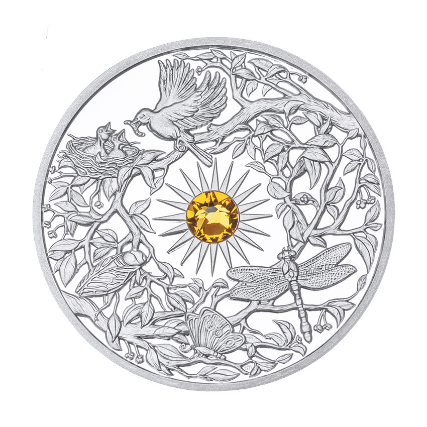 Niue 5$ 2017 Silver Proof 999. 2oz "SUMMER"