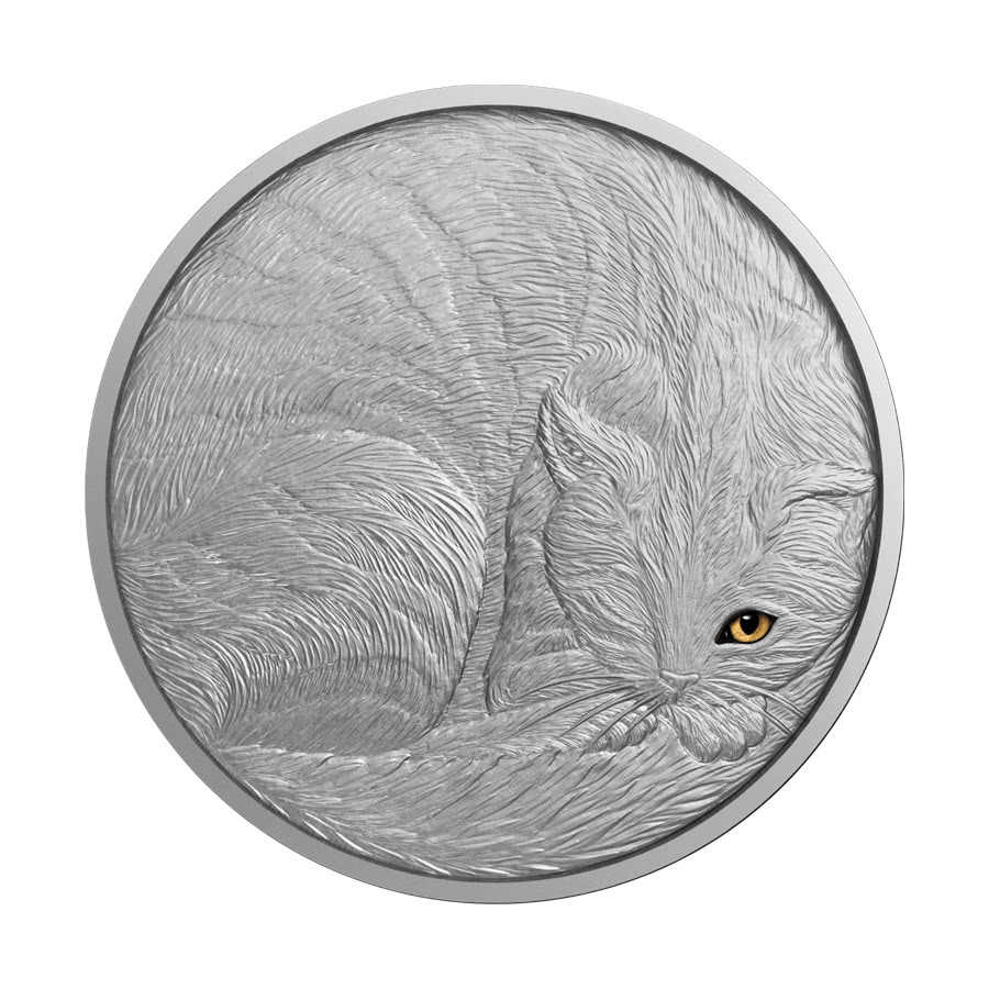 Niue 5$ 2016 Silver 999. 2oz "The Cat"