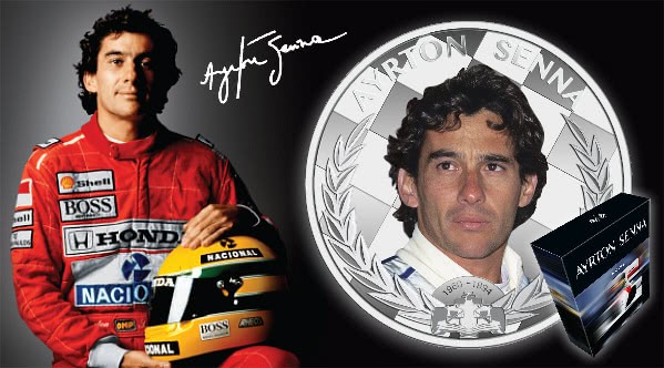 Niue 1 Dollar 2014 Silver 999. 1oz - Ayrton Senna - Image 4