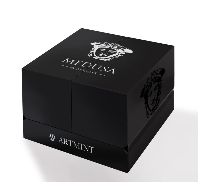 Cameroon 3000 FR 2019 Silver 999. 3oz Antique Finish MEDUSA 3D high relief with Diamond eyes - Image 9