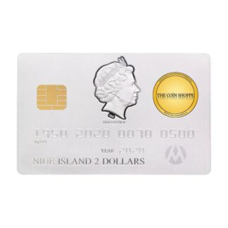 Niue 2 Dollars 2020 Silver 999. 46,46g (1,5 oz) Mate Finish :: CREDIT CARD COIN Special edition Special edition THE COIN SHOPP