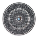 Fiji 10 Dollars 2021 Silver 999. 3oz Antique Finish MANDALA ART VII "Turkish"