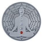 Cameroon 2000 FR 2020 Silver 999. 2oz AF :: The Seven Chakras :: MULADHARA