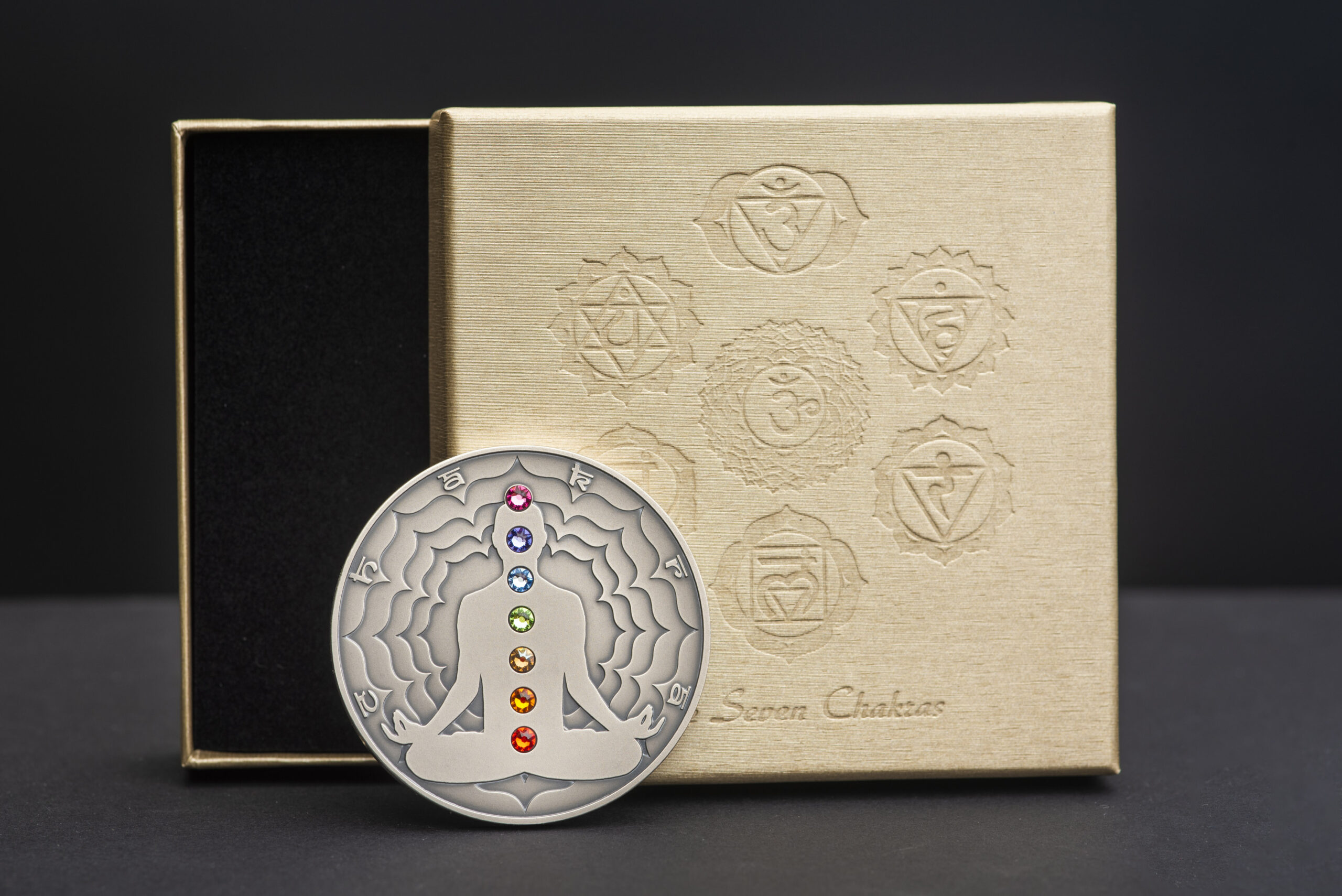 Cameroon 2000 FR 2020 Silver 999. 2oz AF :: The Seven Chakras :: SPECIAL EDITION - Image 7