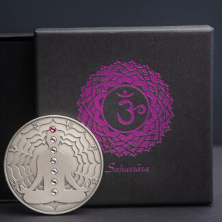 Palau 10 Dollars 2009 Silver Proof with real piece of Amber Mineral Art I - Amber Room