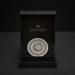 Palau 5 Dollars 2007 Silver Proof Saltwater Crocodile With Swarovski Crystal