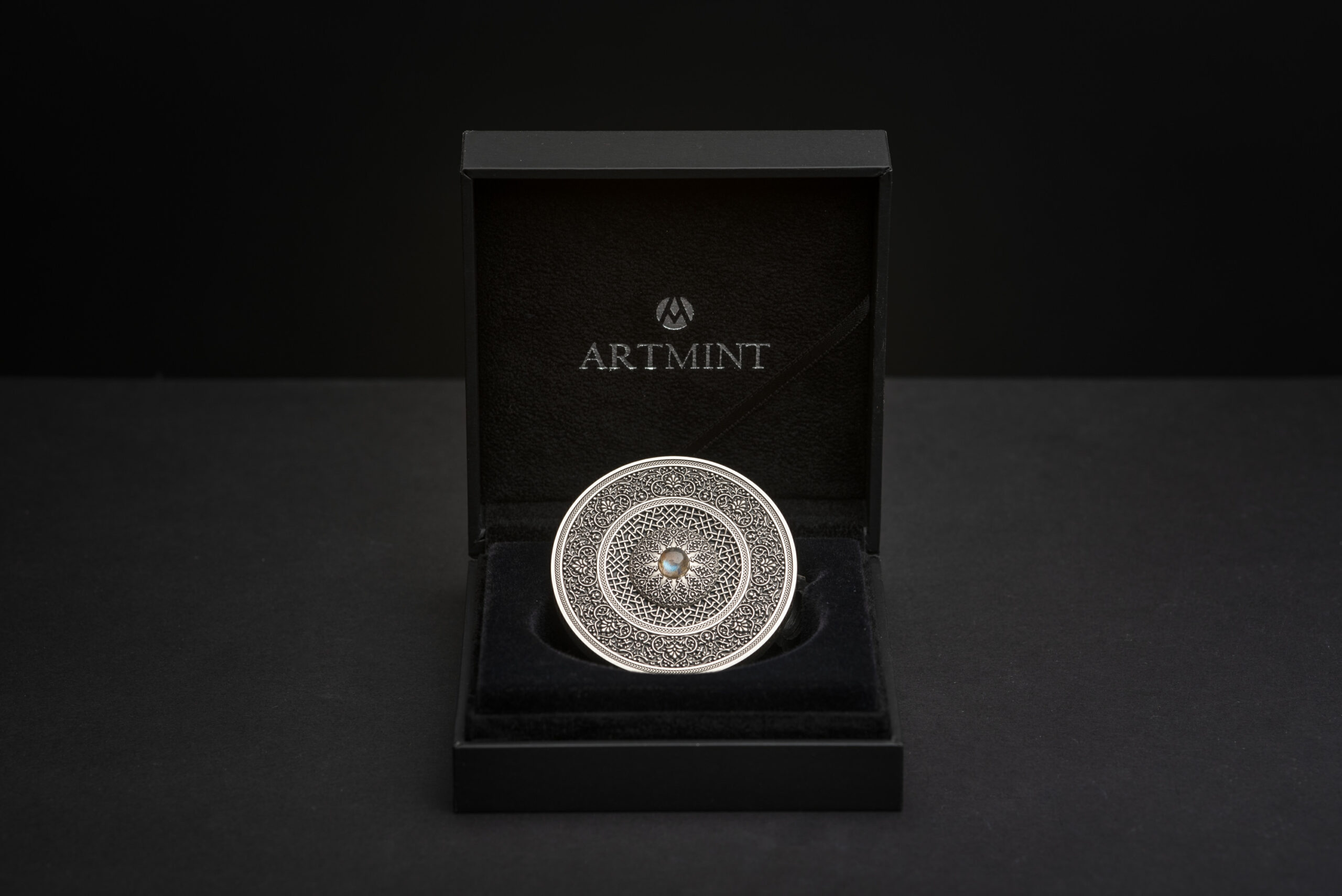 Fiji 10 Dollars 2021 Silver 999. 3oz Antique Finish MANDALA ART VII "Turkish" - Image 7