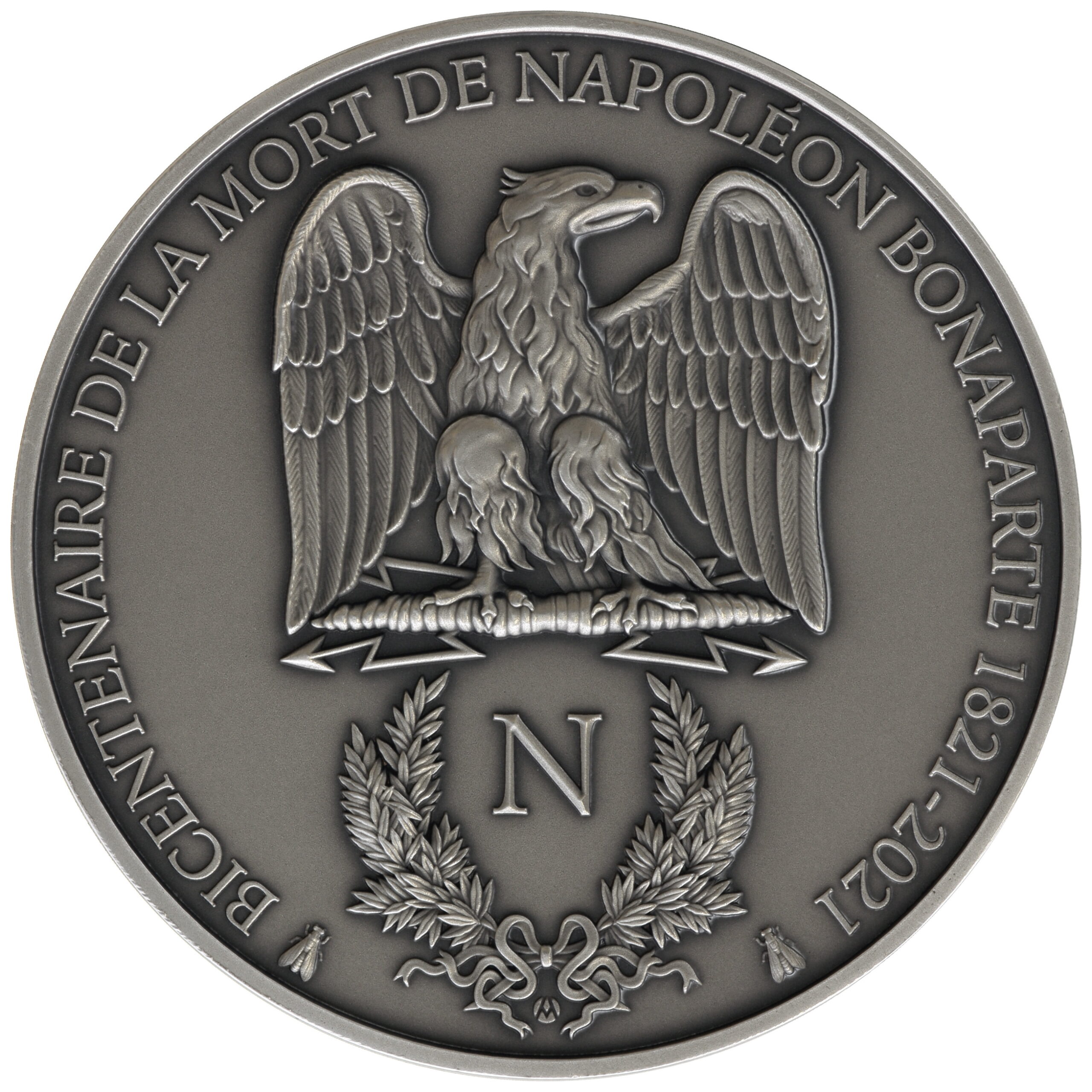 Cameroon 2000 FR 2020 Silver 999. 2oz AF :: NAPOLEON BONAPARTE 200th Anniversary of the death