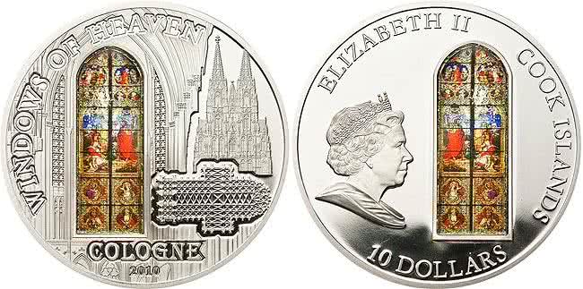 Cook Islands 5 Dollars 2010 Silver Meteorite HAH 280 - Image 5